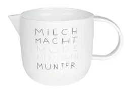 Räder Weiß>Milchkännchen „Milch macht müde...", 250ml