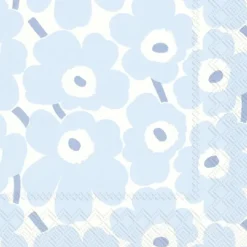 IHR Servietten|Servietten Und Serviettenringe>MINI UNIKKO Light Blue Lunch-Servietten L 552749