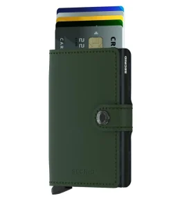 Secrid BV Geldbörsen Und Kartenetuis>Mini Wallet Matte green-black