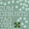 Räder Karten>Minikarte „Zum Geburtstag viel Glück", Klee