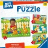 Ravensburger Kleinkindpuzzle|Spielen>ministeps: Mein allererstes Puzzle: Streichelzoo
