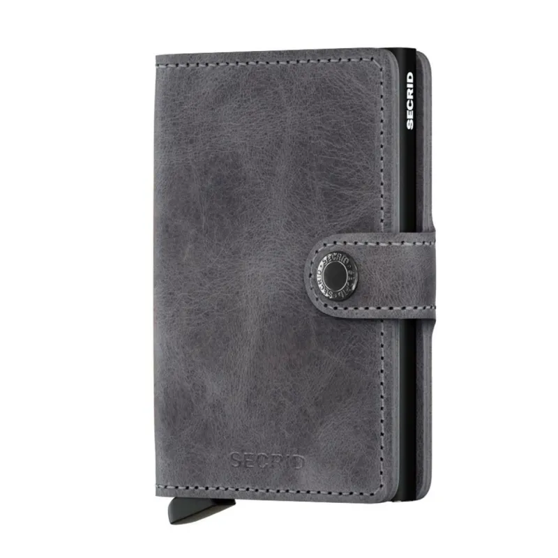 Secrid BV Geldbörsen Und Kartenetuis>Miniwallet Vintage Grey-Black