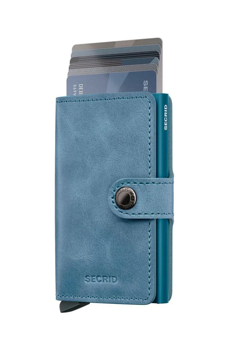 Secrid BV Geldbörsen Und Kartenetuis>Miniwallet Vintage Teal