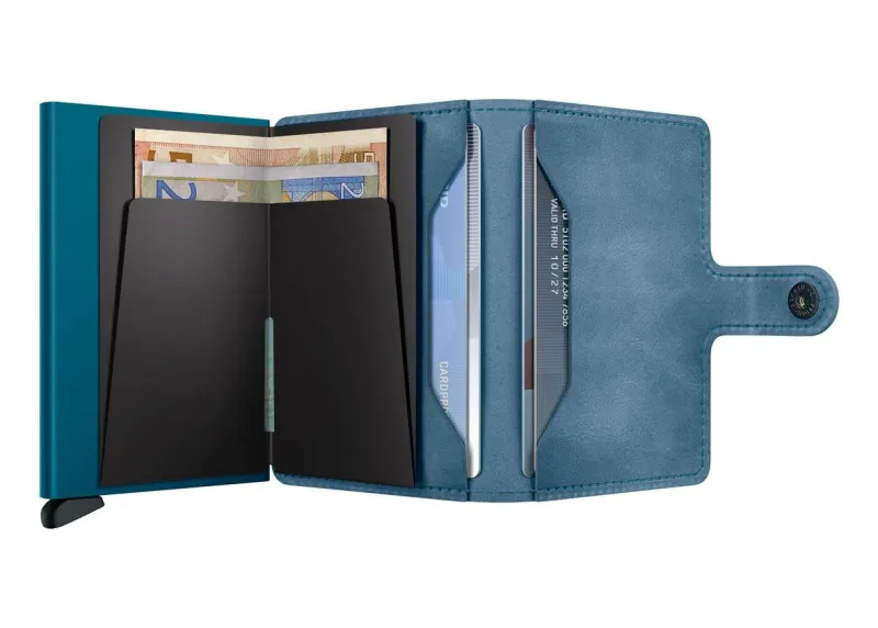 Secrid BV Geldbörsen Und Kartenetuis>Miniwallet Vintage Teal