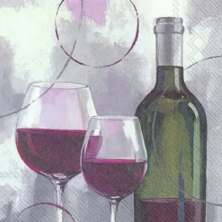 IHR Servietten|Servietten Und Serviettenringe>MODERN RED WINE Lunch-Servietten L 865600