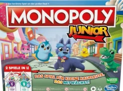 Hasbro Kinderspiele>Monopoly Junior 2 Games in 1 2023