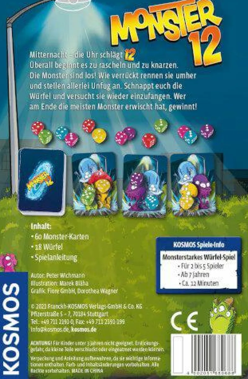 Kosmos Familien- Und Gesellschaftsspiele>Monster 12