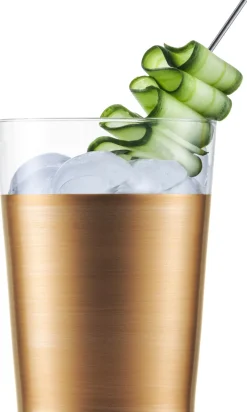 Eisch Barzubehör|Bargläser>Moscow Mule 118/91 kupfer - 2 Stk in Geschenkröhre