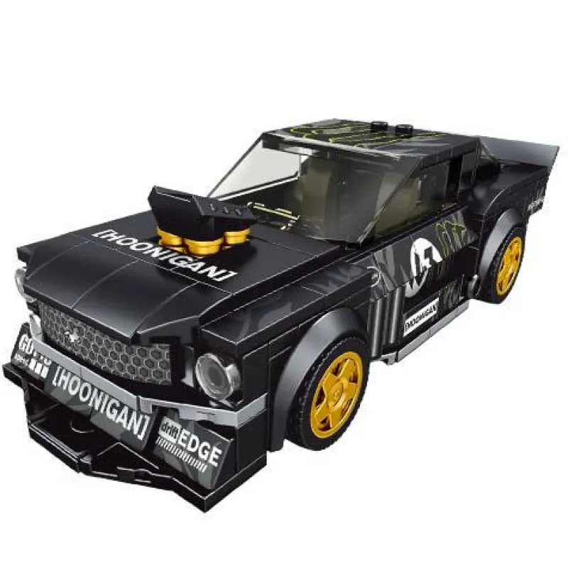 Mould King® Klemm- Und Magnetbaukästen>27024 1965 Muscle-Car inkl. Showcase