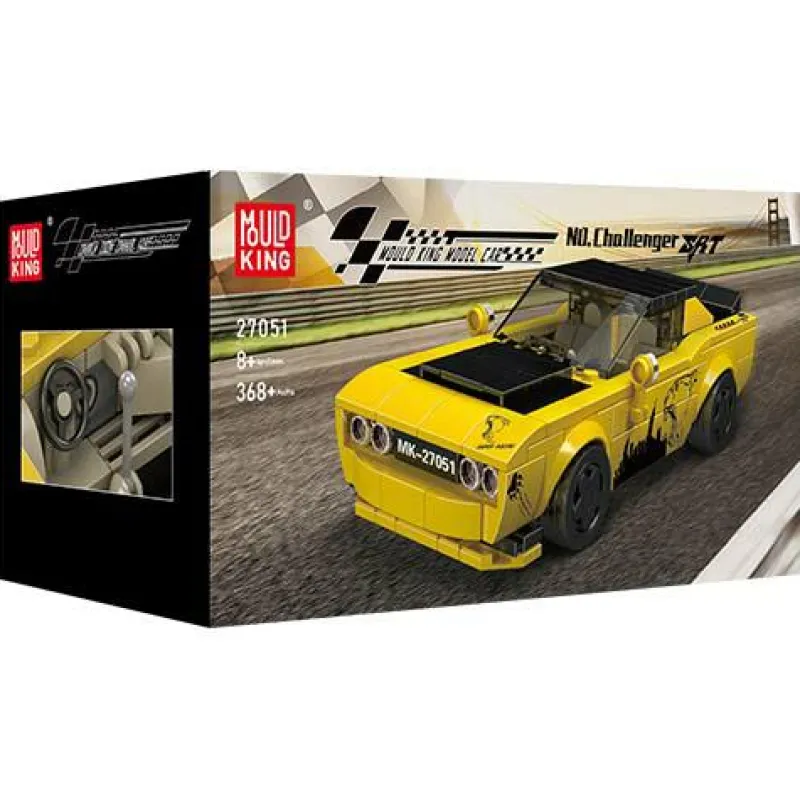 Mould King® Klemm- Und Magnetbaukästen>27051 Challenger SRT inkl. Showcase