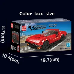 Mould King® Klemm- Und Magnetbaukästen>27034 Corvete inkl. Showcase