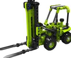 Mould King® Klemm- Und Magnetbaukästen>24017 Gabelstapler-Werkstattfahrzeug