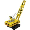 Mould King® Klemm- Und Magnetbaukästen>15069 Gelber Raupenkran inkl. RC/Ferns