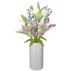 Mould King® Klemm- Und Magnetbaukästen>10057 Lilien Blumenstrauß
