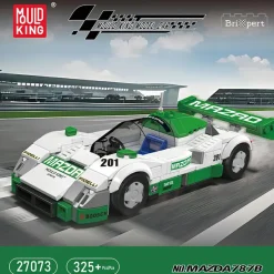 Mould King® Klemm- Und Magnetbaukästen>27073 Mazda787B + Showcase