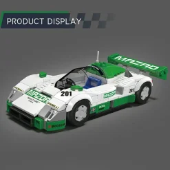 Mould King® Klemm- Und Magnetbaukästen>27073 Mazda787B + Showcase