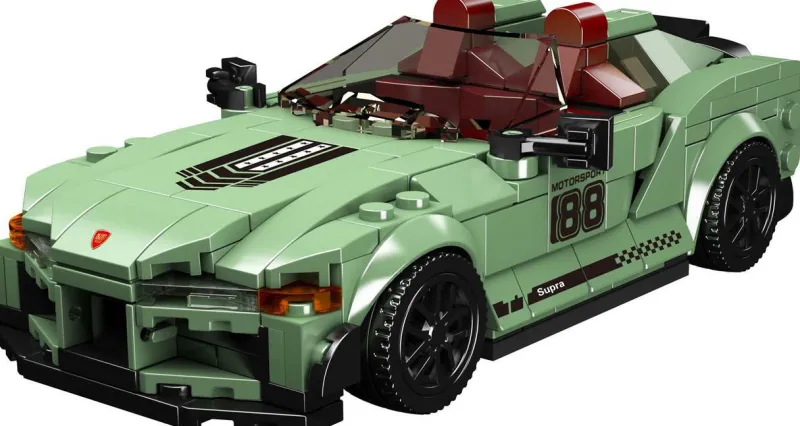 Mould King® Klemm- Und Magnetbaukästen>27046 T.Supra Cabriolet inkl. Showcase