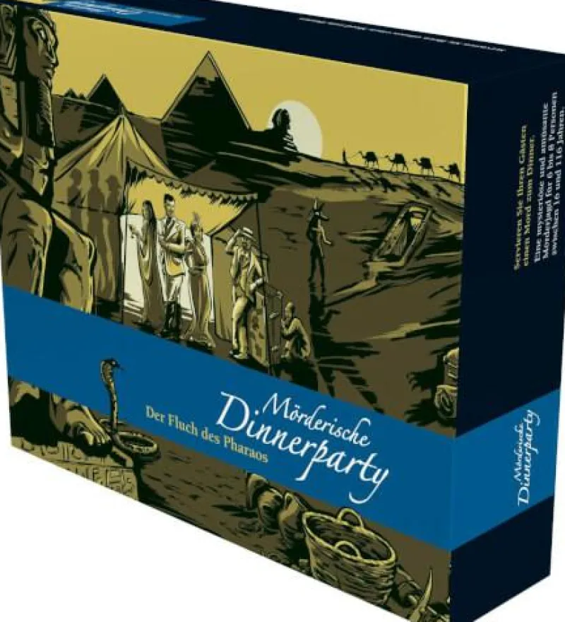 Blaubart Verlag Familien- Und Gesellschaftsspiele>Mörderische Dinnerparty - Der Fluch des Pharaos