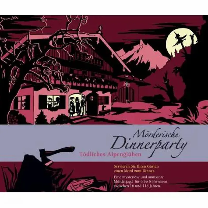 Blaubart Verlag Familien- Und Gesellschaftsspiele>Mörderische Dinnerparty - Tödliches Alpenglühen