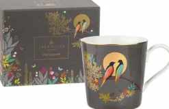 Portmeirion Henkelbecher>Mug 0,34L Chelsea dark grey Collection Sara Miller