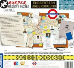 Kosmos Erwachsenenpuzzle>Murder Mystery Puzzle: Endstation Underground - Le