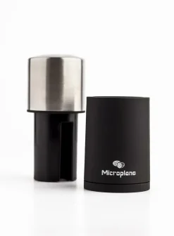 Microplane Gewürzmühlen, Spender Und Mörser>Muskatmühle 2in1 schwarz/ Edelstahl