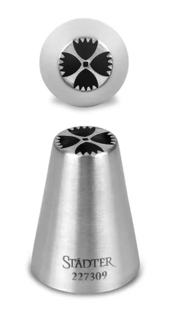 Staedter Gmbh Backzubehör>Nelkentülle Gezackt, Edelstahl