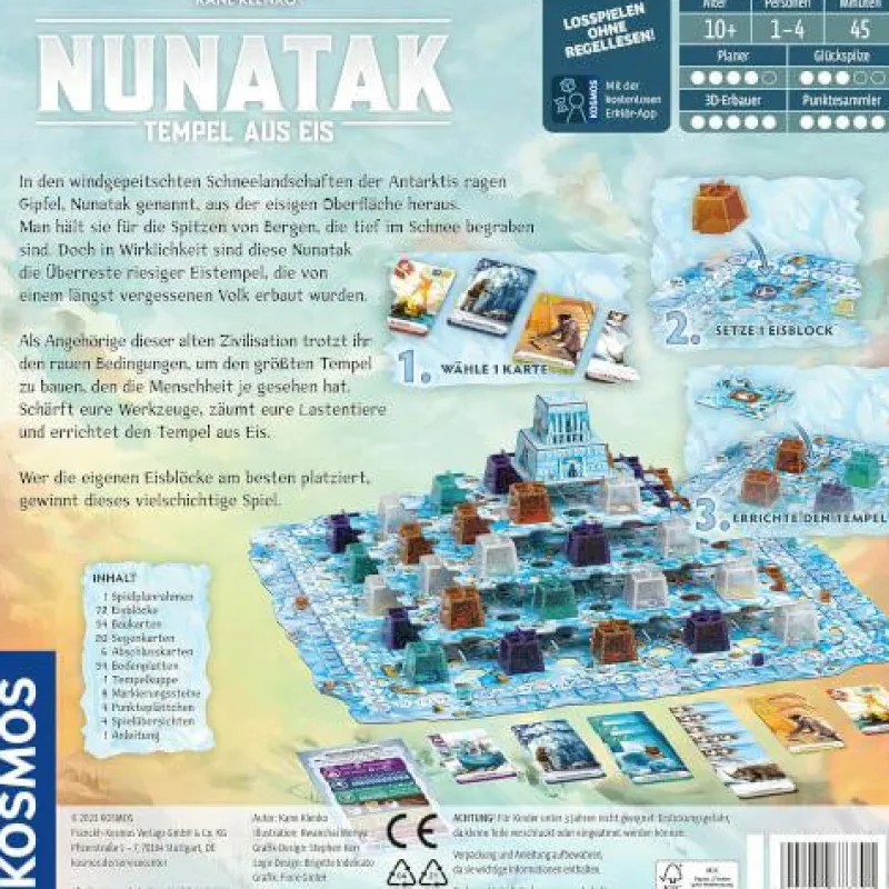 Kosmos Familien- Und Gesellschaftsspiele>Nunatak - Tempel aus Eis