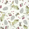 IHR Servietten Und Serviettenringe|Servietten>OAK LEAF AND BERRIES white Lunch-Servietten L 8838