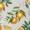 IHR Servietten Und Serviettenringe|Servietten>ORANGE grey Lunch-Servietten L 960045