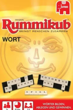 Jumbo Familien- Und Gesellschaftsspiele>Original Rummikub Wort Kompakt in Metallverpackung