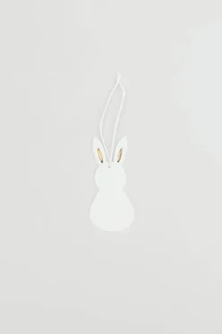 Räder Haus Und Küche>Ostern Porzellanhänger Hase L:8cm B:3,5cm