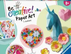 Ravensburger Basteln>Paper Art Flower&Unicorn - Be Crative!