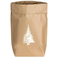 17;30 Geschenkverpackung Und Kleine Aufmerksamkeiten>Paperbag Small natur "Weihnachtsbaum" weiß