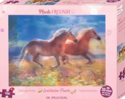 COPPENRATH SPG Kinderpuzzle>Pferdefreunde - Lentikular-Puzzle 100 Teile