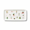 Dibbern Weihnachten>Platte 15x32 cm Noel Fine Bone China