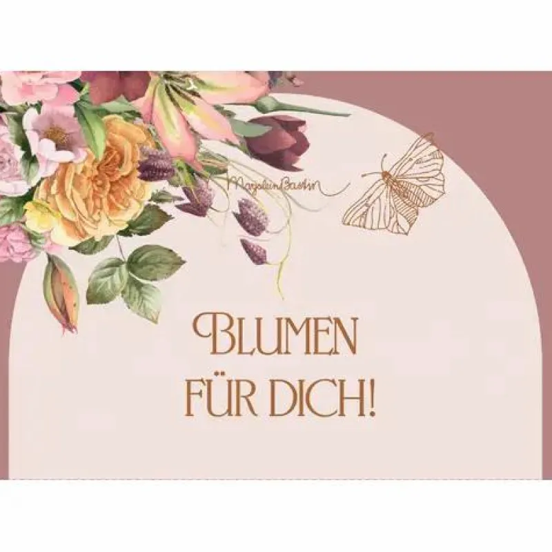 COPPENRATH SPG Karten>Pop-Up-Grußkarte Blumen - Blütenzauber