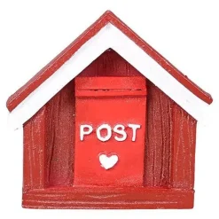 Det Gamle Apotek Dekoration>Postkasten für Wichtel rot