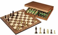 Philos Familien- Und Gesellschaftsspiele>Profi Tunier Schachset, Königshöhe 90 mm, Feldgrö