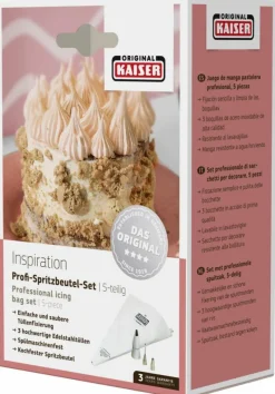 Kaiser Backzubehör>Profi-Spritzbeutel Edelstahltuellen