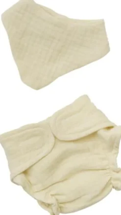 Heless GmbH Puppenzubehör>Puppen-Babyset mit Stoffwindel und Lätzchen aus 10