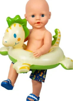 Heless GmbH Puppenzubehör>Puppen-Dino-Schwimmring, Gr. 35-45 cm