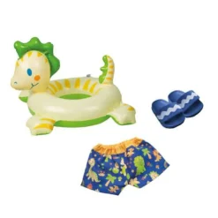 Heless GmbH Puppenzubehör>Puppen-Dino-Schwimmset, Gr. 35-45 cm