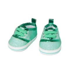 Heless GmbH Puppenzubehör>Puppen-Glitzer-Sneakers, mint, Gr. 38-45 cm