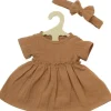 Heless GmbH Puppenzubehör>Puppenkleid aus 100 % Bio-Baumwolle mit Rüschen un