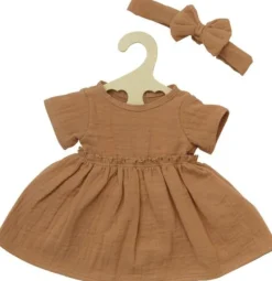 Heless GmbH Puppenzubehör>Puppenkleid aus 100 % Bio-Baumwolle mit Rüschen un