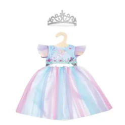 Heless GmbH Puppenzubehör>Puppen-Kleid Fee und Einhorn mit silberner Krone,