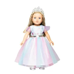 Heless GmbH Puppenzubehör>Puppen-Kleid Fee und Einhorn mit silberner Krone,