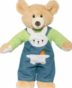 Heless GmbH Puppenzubehör>Puppen-Latzhose mit Ringelshirt ''Bunny Lou'', Gr.