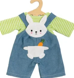 Heless GmbH Puppenzubehör>Puppen-Latzhose mit Ringelshirt ''Bunny Lou'', Gr.